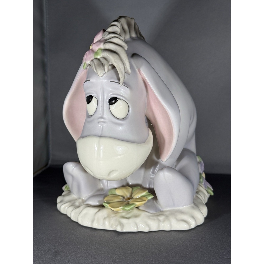 Lenox Walt Disney Showcase Eeyore's Bank Figurine Piggy Bank Winnie The Pooh - Picture 8 of 10